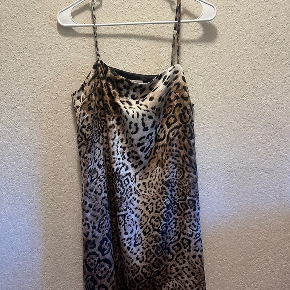 Re:Named Leopard Print Cowl Line Dress - Picture 2 of 5